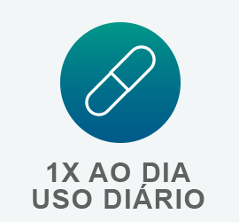 1x ao dia: uso diário